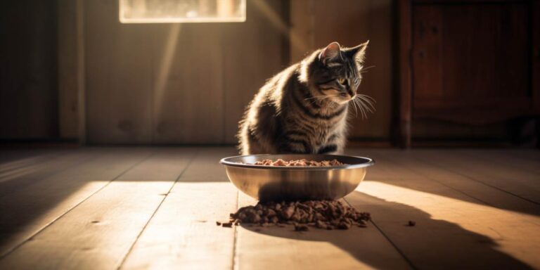 Miska spowalniająca jedzenie dla kota