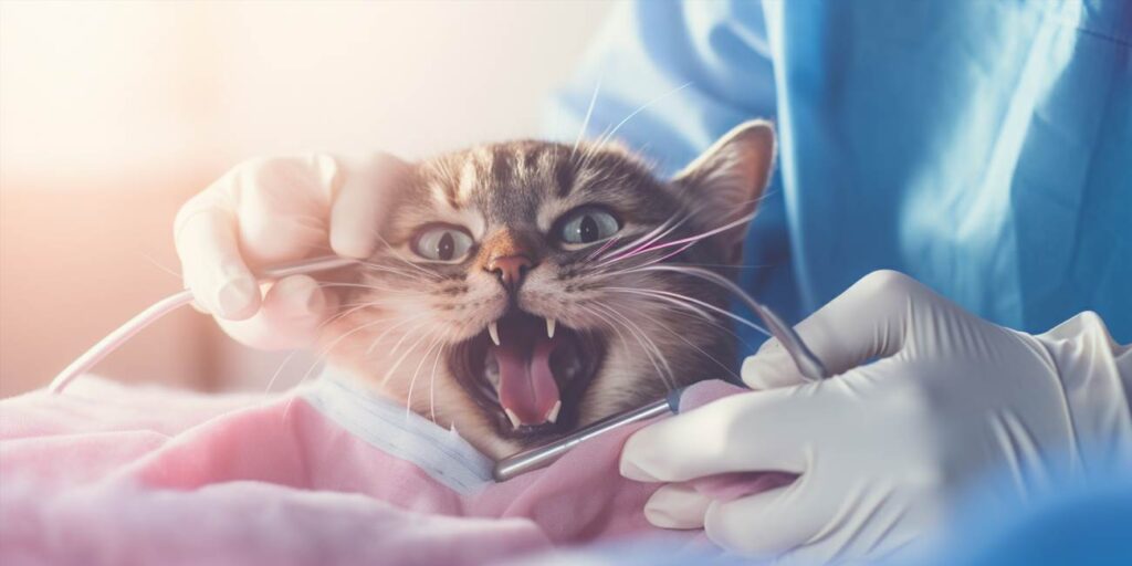 Usuwanie kamienia u kota 8 Usuwanie kamienia u kota